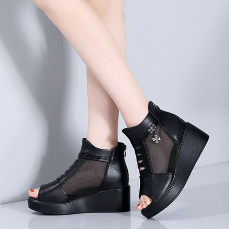 Shoes スニーカー風厚底サンダル sh122