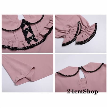 24cmShop 地雷系レースブラウス+JSK 1303