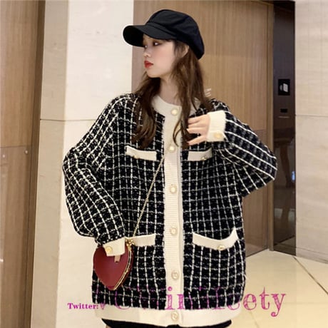 24cmShop 韓国ファッションチェックのコート  241