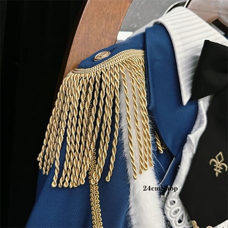 サイドケープ軍服ロリータセットアップ：トップス+JSK opf145