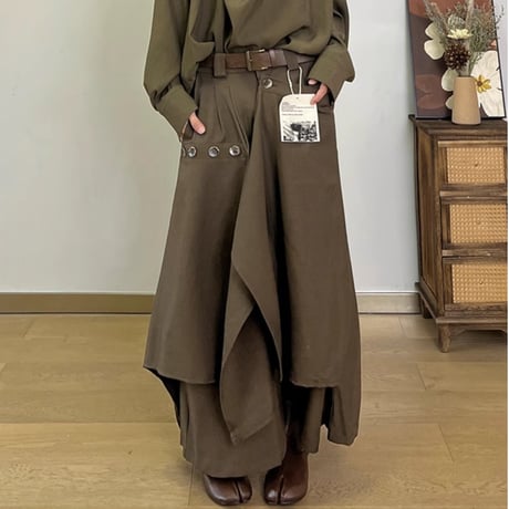 24cmShop高級感ウエストパンツ山本耀司パンツkz020
