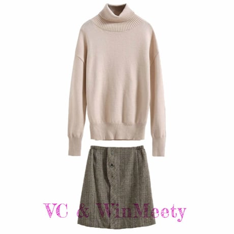 24cmShop   韓国ファッションニット +スカート 178