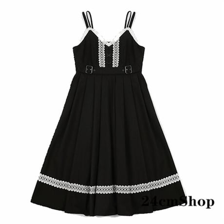 24cmShop 狼の耳肩出しシャツとジャンパースカート1256