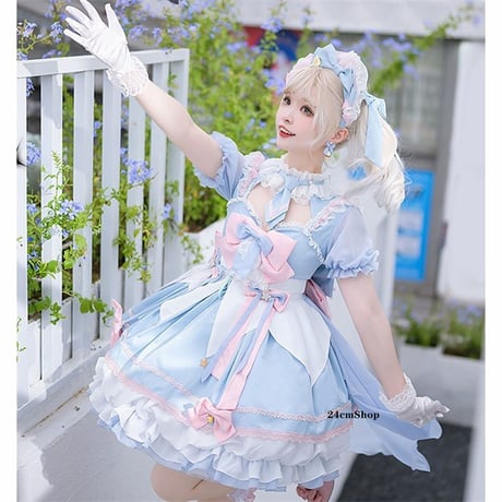 魔法少女フリルワンピースセット opf084