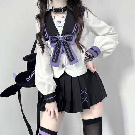 24cmShopかわいい地雷系セットアップ2点セットsus195