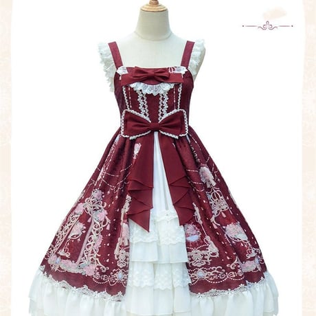 可愛いロリータドレス JSK 2点セット opf130