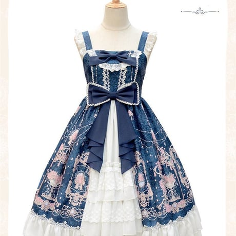 可愛いロリータドレス JSK 2点セット opf130