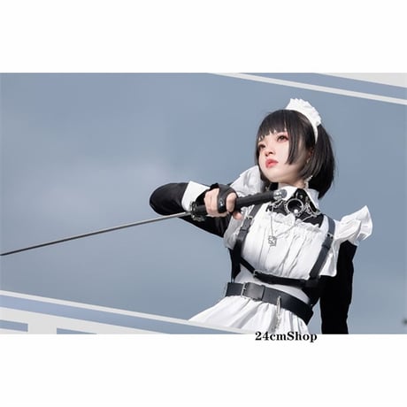 ヴィクトリアンロングスカート格式メイド服 opf112
