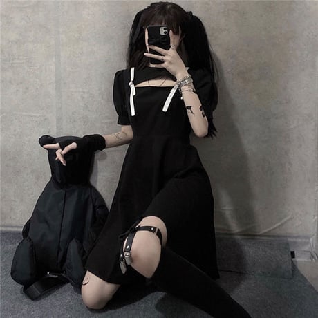 OnePiece ショート丈ワンピース 464