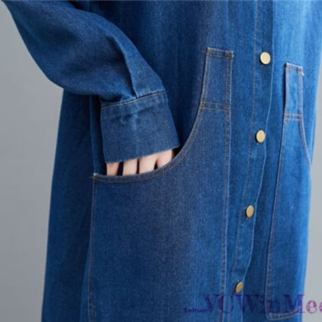 OnePiece 秋デニムシャツワンピース 589