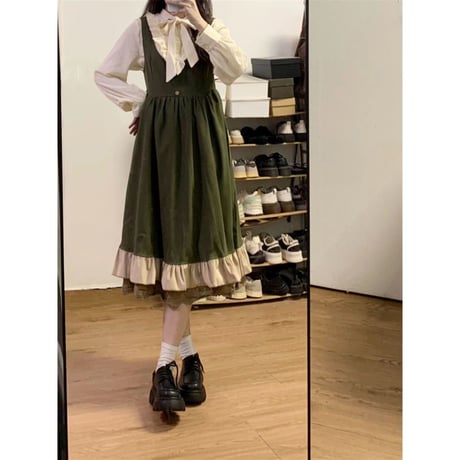 24cmShop韓国ファッションワンピース2点セットopf170