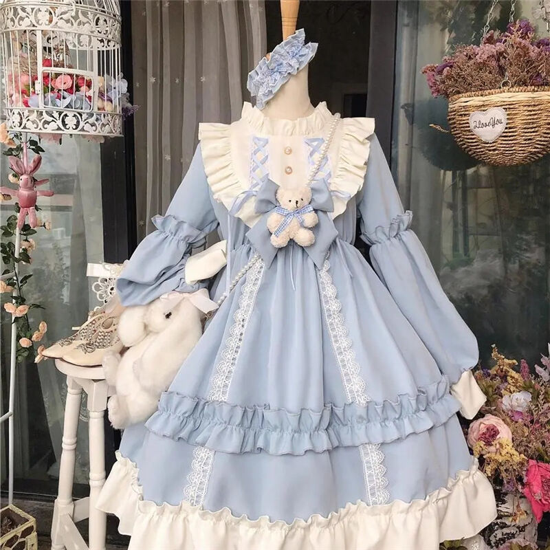 OnePiece ワンピース ロリータ 長袖 ワンピース ゴ 727 | 可愛い服量産