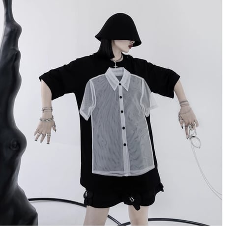 24cmShop 高級感  ファッション  シャツcy023