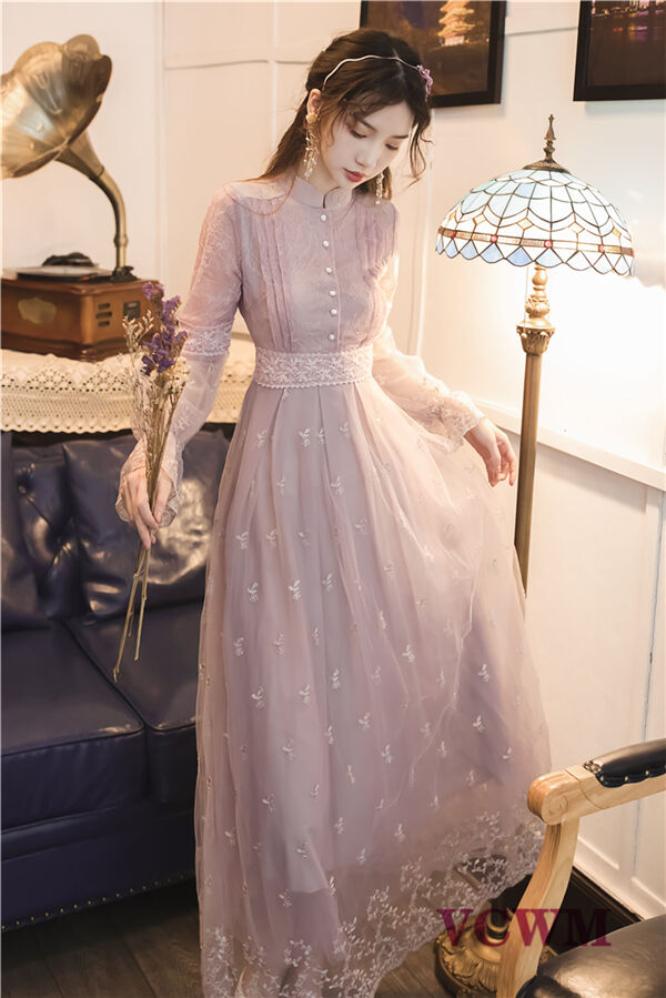 フラワーチュールレースワンピース 1058 | 可愛い服量産型服通販24cm
