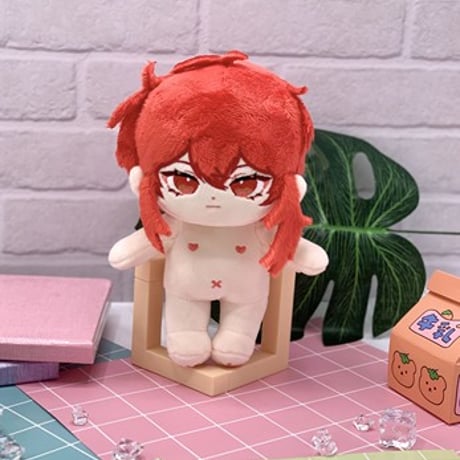 迪卢克Diluc 原神20cm綿人形可愛いぬいぐるみ綿 C008