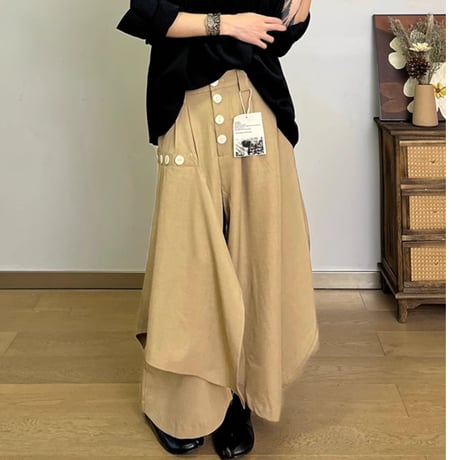 24cmShop高級感ウエストパンツ山本耀司パンツkz020