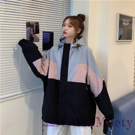 Tops パステルバイカラー ジャケット 578