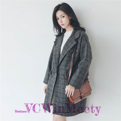 Outer| シックでチェックなチェスターコート 216