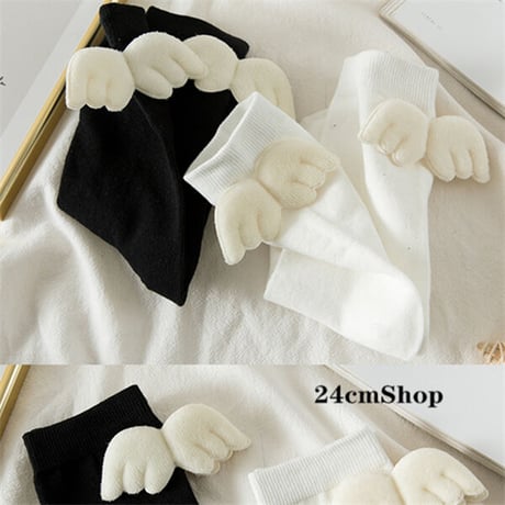 24cmShop天使の羽ソックス (2足) 1376