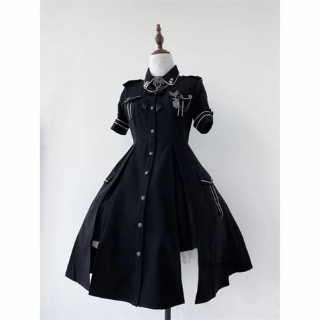 軍服ロリータワンピース_デビルヘビ2.0 opf134
