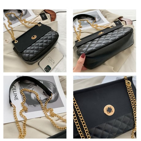 Bags ファッション レザー ショルダーバッグ  696