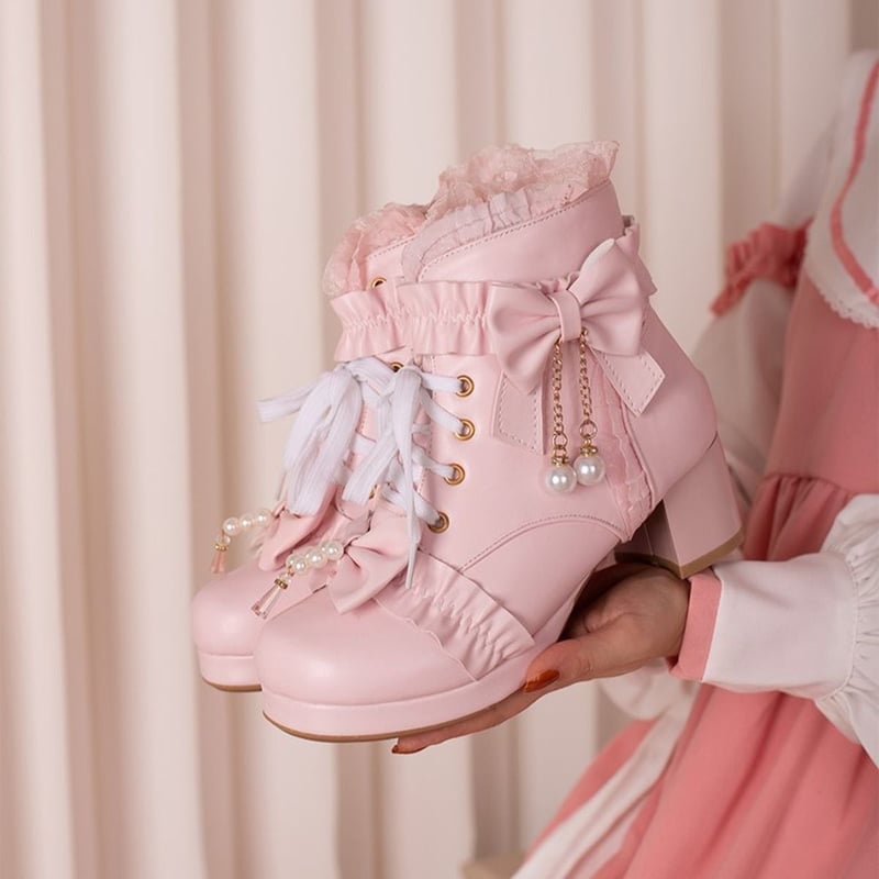 超美品】ジュゼッペザノッティ ショートブーツ ／ベビーピンク ベロア