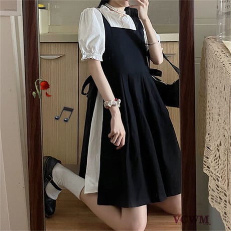 可愛い服ワンピース2点セット   925