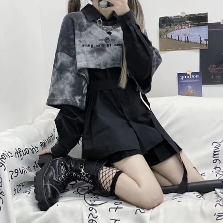 24cmShop 原宿風ファッション かわいいTシャツ2点セットsus206