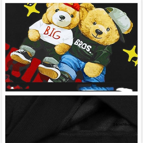 24cmShop insファッションヒップホップのカップルTシャツ tx014