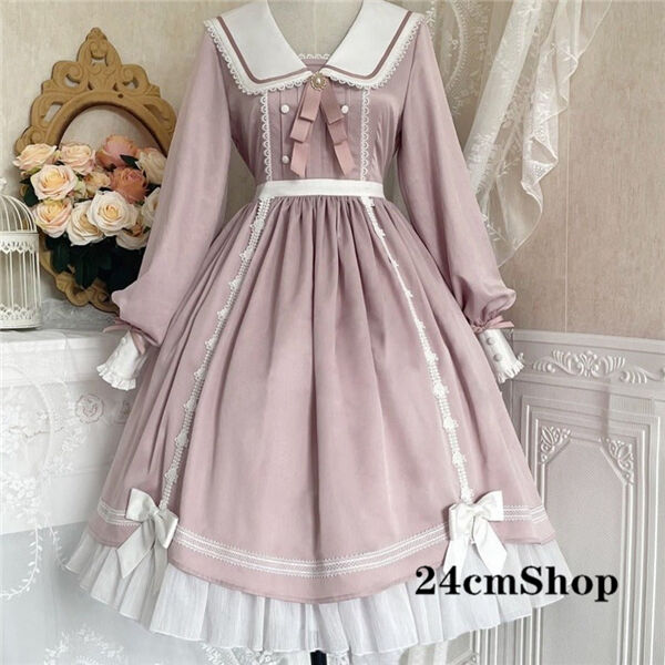 完成品ハンドメイド♡90cmアリス風うさ耳セーラーワンピース 完成品ハンドメイド90cmアリス風うさ耳セーラーワンピース