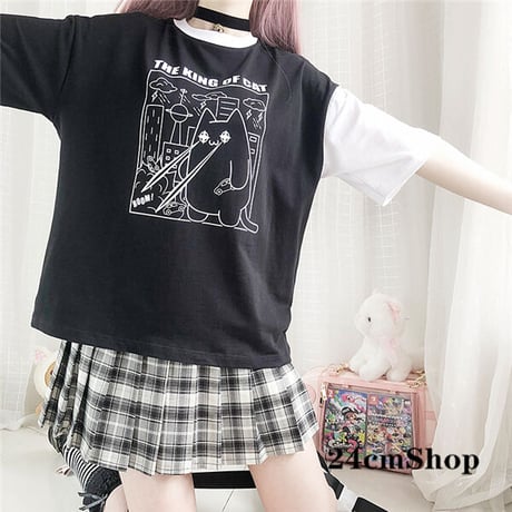 24cmshop Cat 可愛いTシャツ 1173