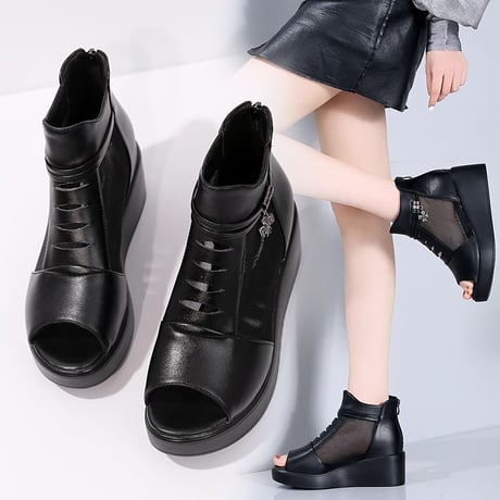 Shoes スニーカー風厚底サンダル sh122