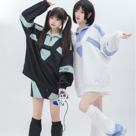 【天使界隈👼】サブカルパーカーアクアシステムセットアップ wt056