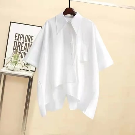 24cmShopブラック系ファッション地雷系シャツネクタイベルトズボン2点セットsus181