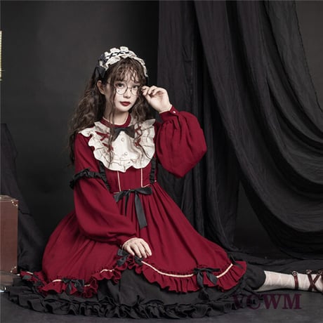 ロリータメイドフリルワンピース  990