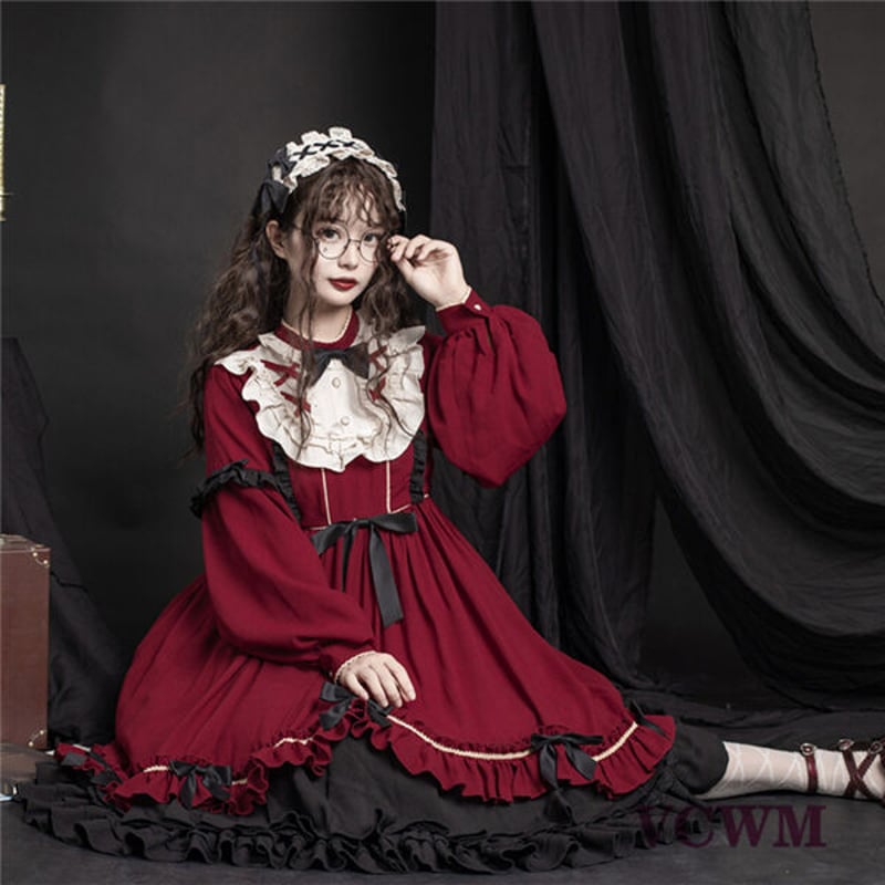 ロリータメイドフリルワンピース 990 | 可愛い服量産型服通販 ロリータメイドフリルワンピース 990 | 可愛い服量産型服通販