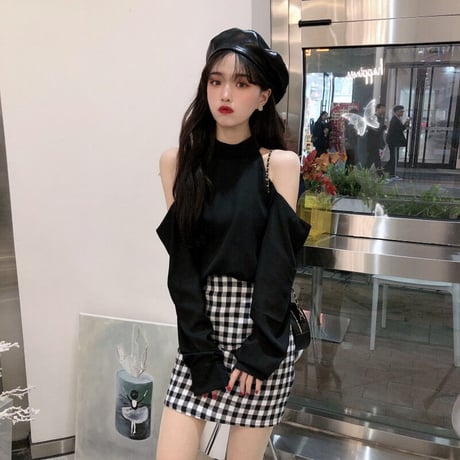 24cmShop 肩出可愛い長袖シャツ 1198