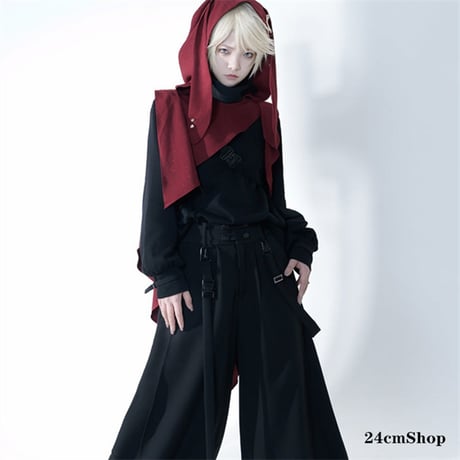 ダーククールジャケット＋クロップドパンツ＋フードショール sus006
