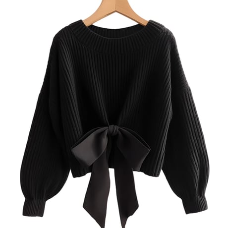 24cmShopブラック系ファッションニット wt079