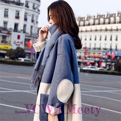 Outer |バイカラーロング丈トレンチコート 217