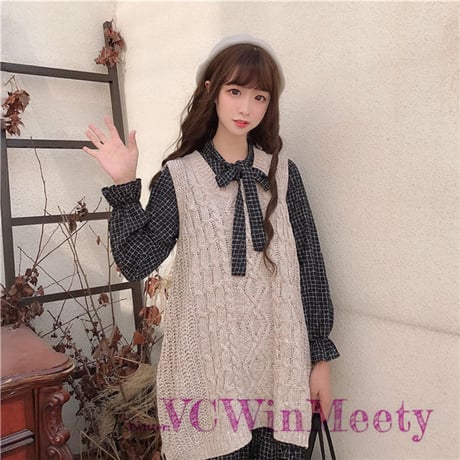 VCWM| ニット+ワンピース 190