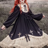 LoveHerHome  フロントフリルリボンドーリーワンピース 621
