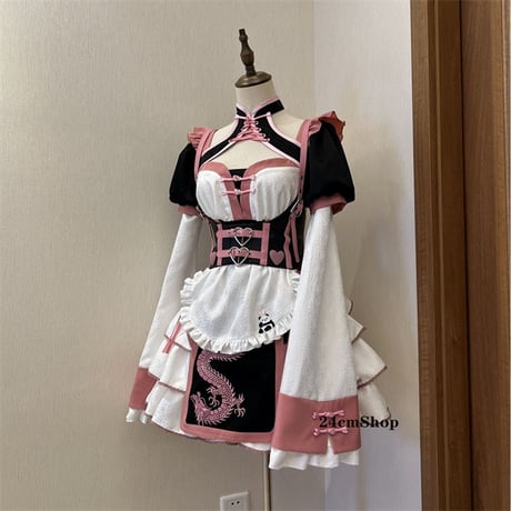 チャイナ風刺繍ロリータドレスセット opf046