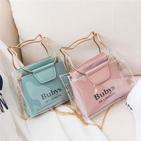 Bags 透明な猫耳のハンドバッグ 376