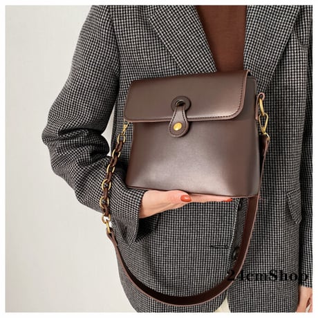 24cmShopファッション レザー ショルダーバッグ 1340
