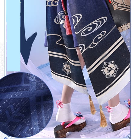 『神里綾華』原神Cos服 セツト FK004