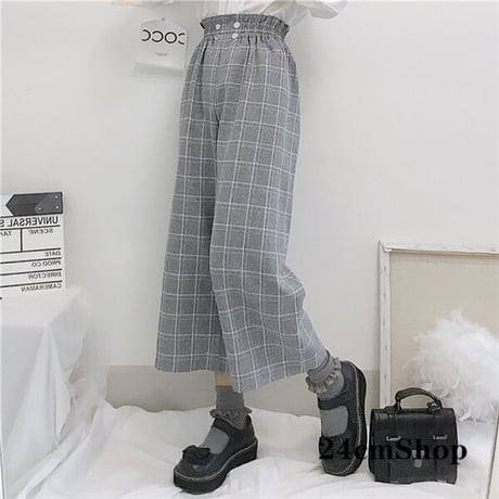 24cmShop かわいいチェックパンツ 1206