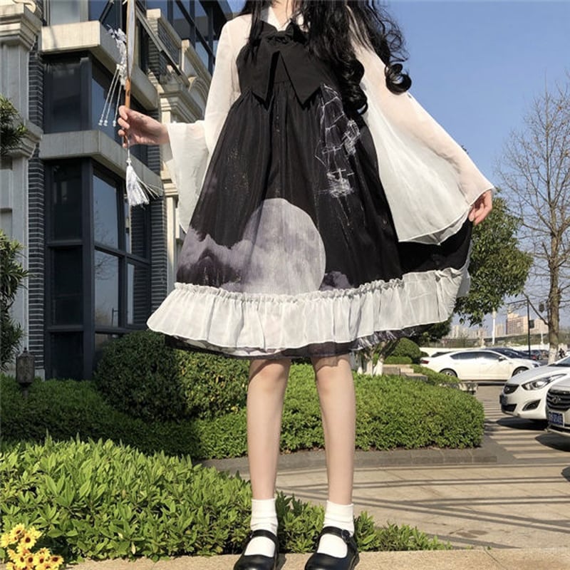 空　　ワンピース 洗える】ボウタイプリーツワンピース(ワンピース) | a.v.v(アー・ヴェ