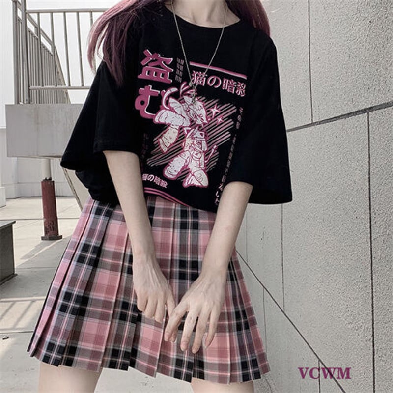 半袖Tシャツ+プリーツスカート 881 | 可愛い服量産型服通販24cm