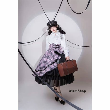 アシンメトリーフリルドレスセット opf139